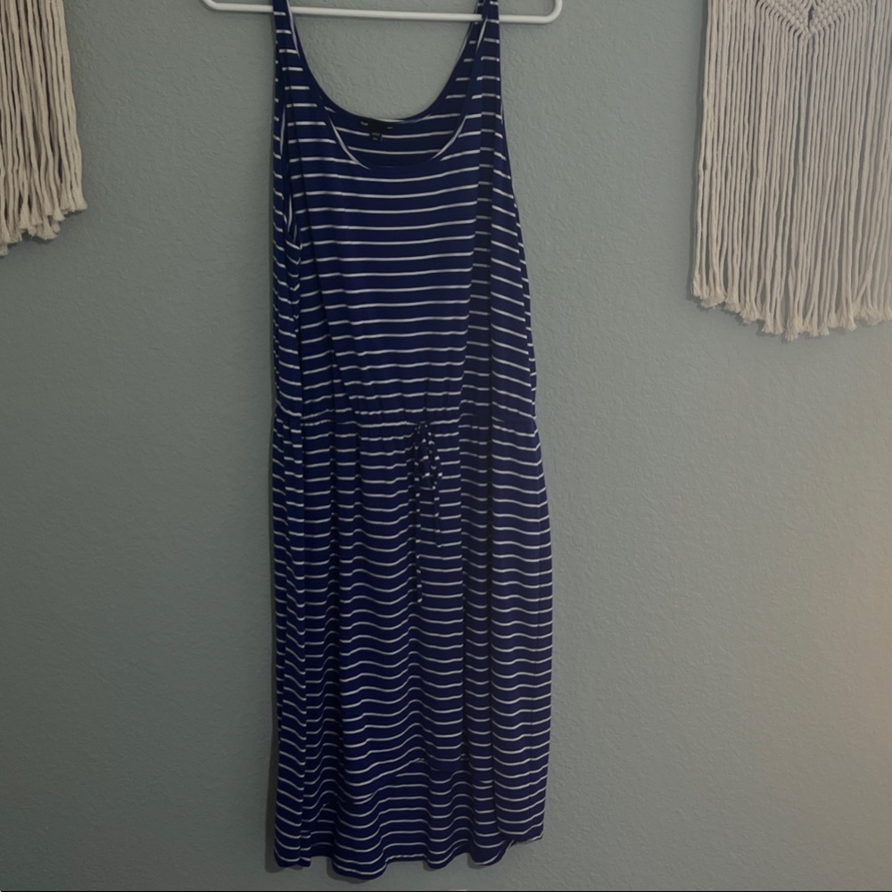 GAP Blue and White Striped Top